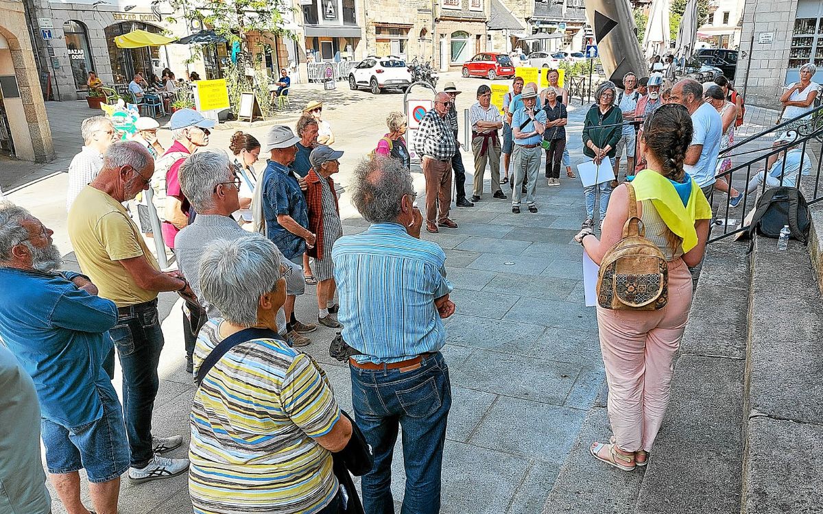 À Lannion, ils font à nouveau entendre leur soutien à l’Ukraine