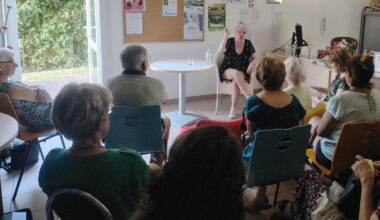 L’autrice Delphine Bertholon (Festival du livre de Montmorillon) a rencontré ses lecteurs à la médiathèque de Moussac