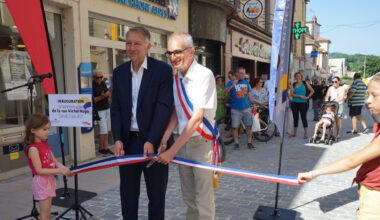 la nouvelle rue Victor Hugo inaugurée à Neuville-sur-Saône