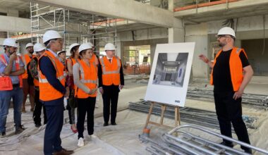 on a visité le chantier de la future École de l’image aux Couronneries à Poitiers