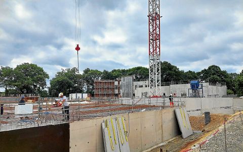 Le chantier du nouveau site Bioprojet a débuté en février.