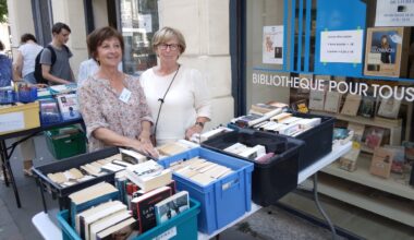 braderie d'été à la bibliothèque George-Sand
