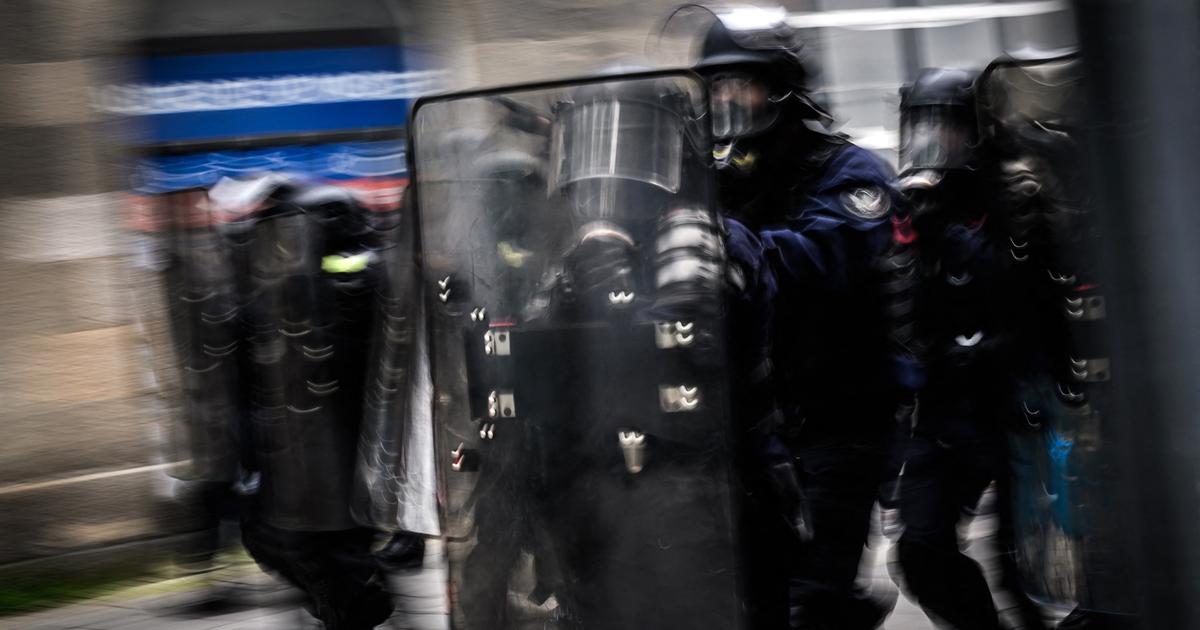 2 policiers blessés par des manifestants antifas