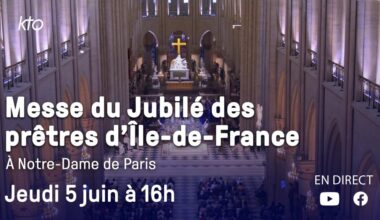 Messe du Jubilé des prêtres d'Île-de-France