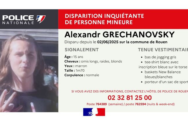 Disparition inquiétante d’un ado, un appel à témoins lancé
