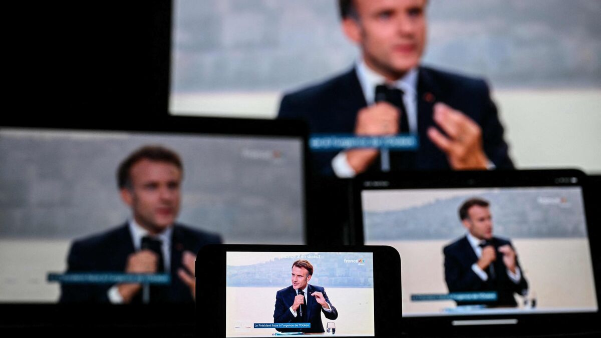 Sommet de Nice : Emmanuel Macron, VRP des océans, défend un « cap imparfait »