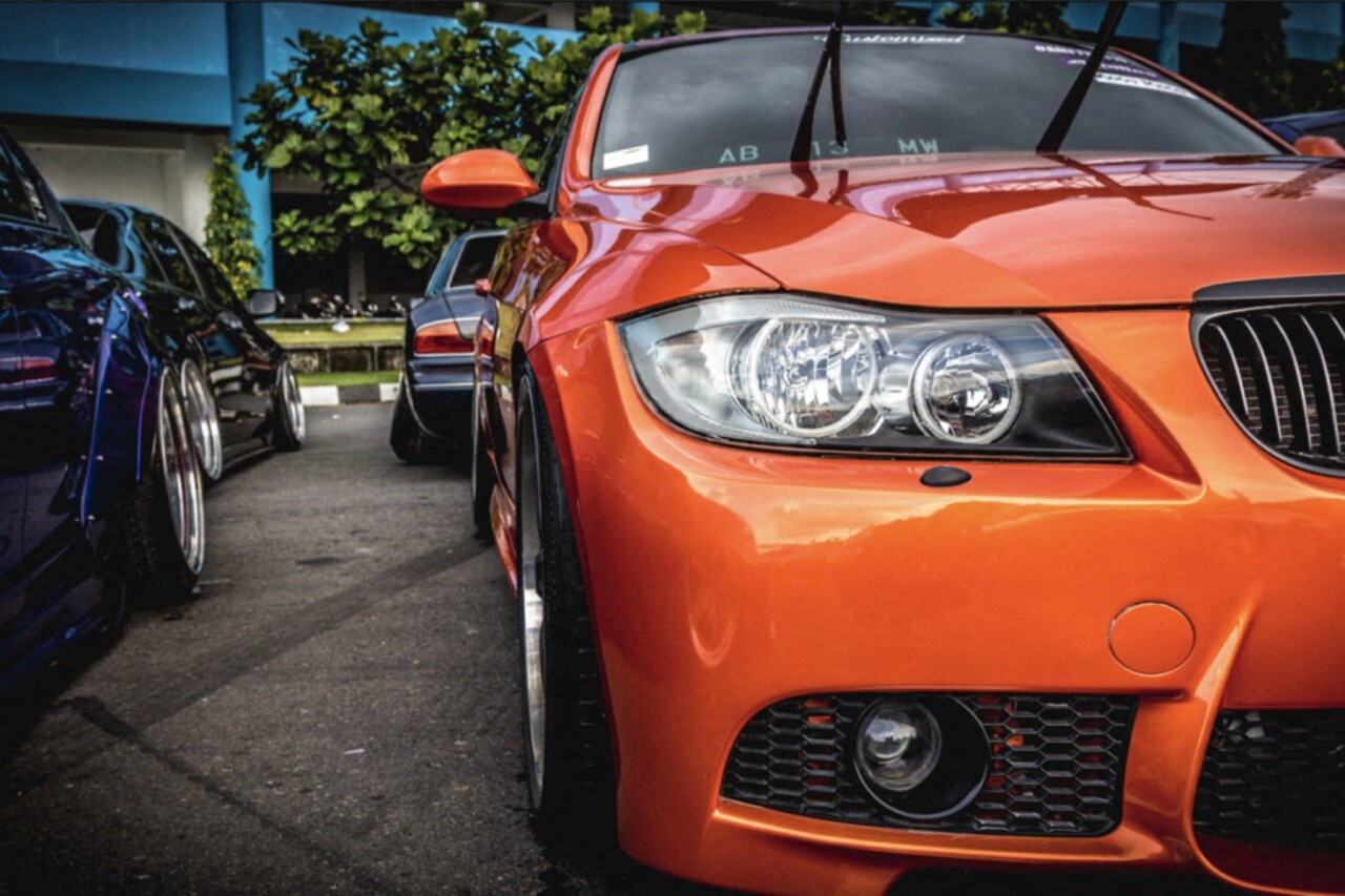 rassemblé pour une session tuning près de Rouen, il prend la fuite