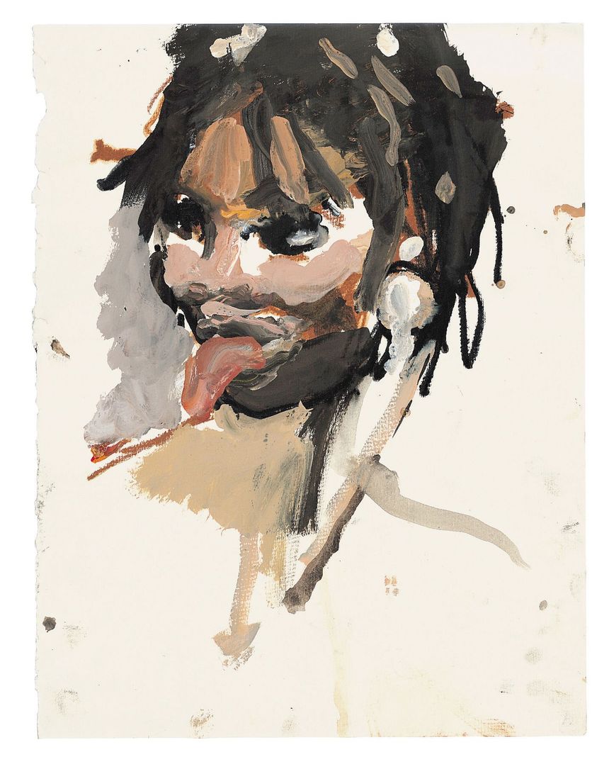 Sergine André, Haïti, 1999. Gouache sur papier.