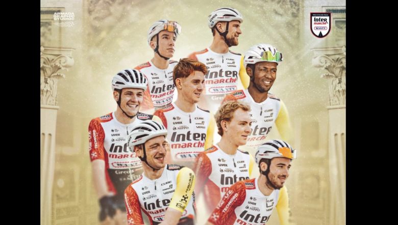 TDF. Tour de France - L'équipe Intermarché Wanty avec sa star Biniam Girmay sur le Tour
