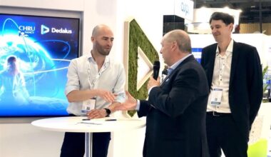 Lancement du Command Center Dedalus avec Arnaud Vanneste, Directeur général du CHRU de Nancy, Frédéric Vaillant, directeur général délégué Dedalus France, et Jean-Christophe Calvo, chef du département de la Transformation Numérique et de l’Ingénierie Biomédicale du CHRU de Nancy