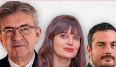 Jean-Luc Mélenchon, Alma Dufour et Maxime Da Silva  - Illustration LFI