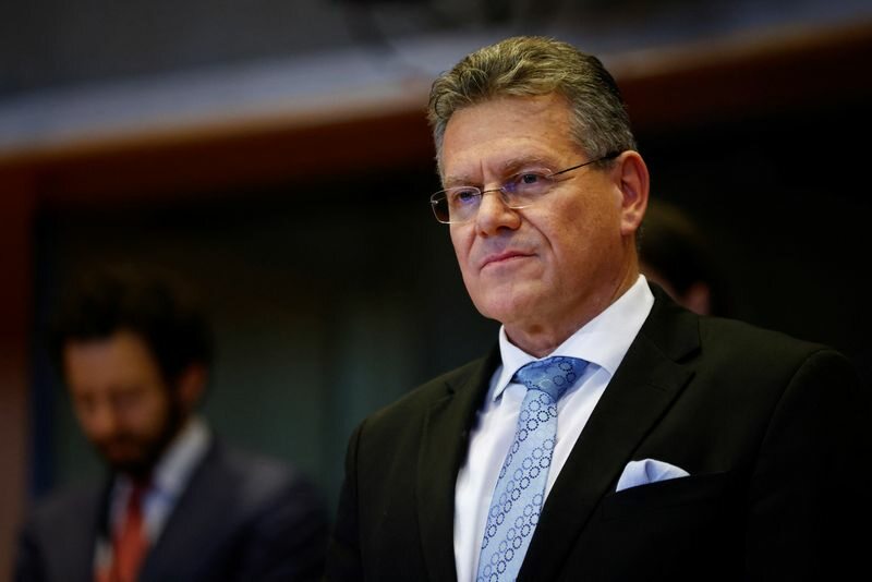 Le commissaire européen au Commerce Maros Sefcovic