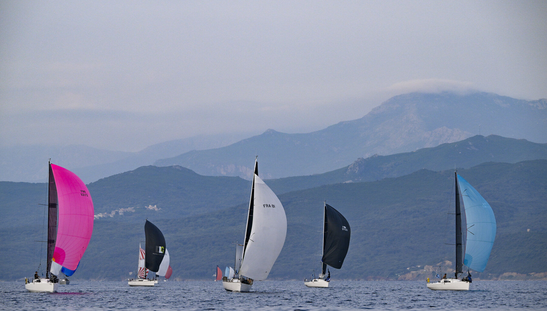 37 voiliers en lice pour cette 5e édition de la Corsica Med (Photo Y. Brandt)