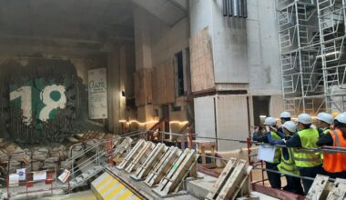 Awa, le tunnelier de la ligne 18 du métro du Grand Paris, est arrivé à Versailles
