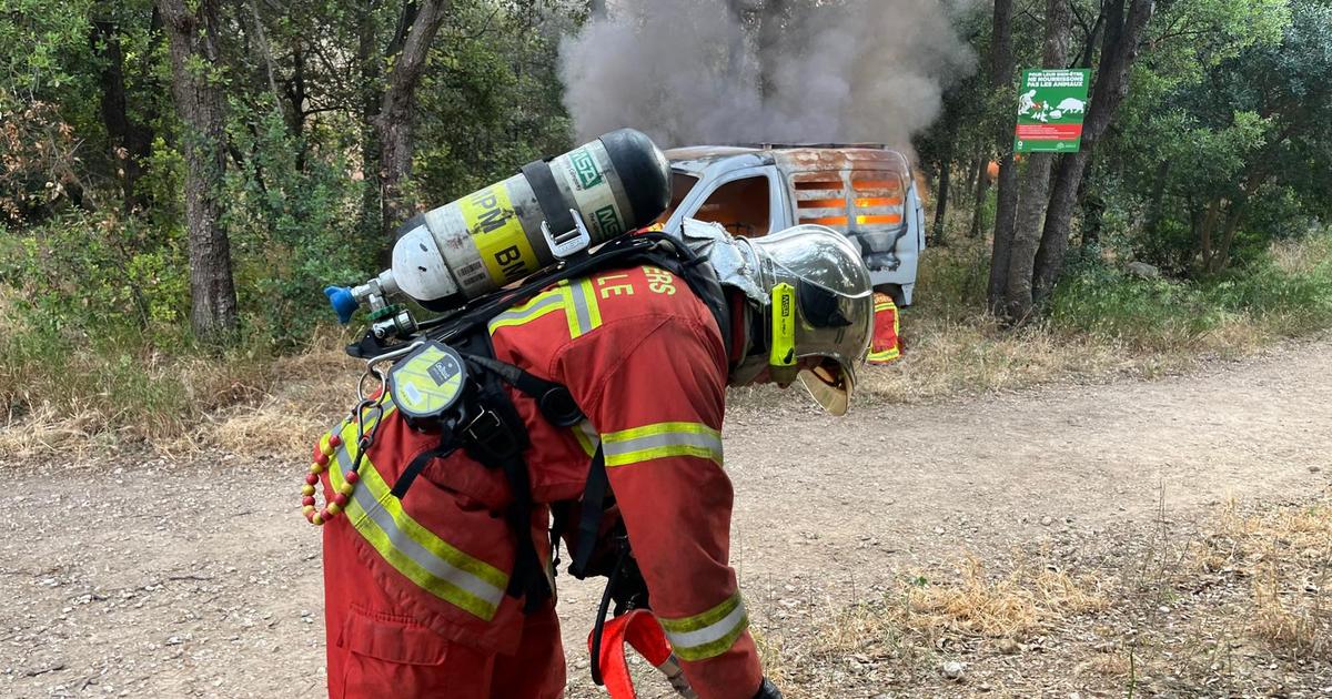 dans les calanques de Marseille, les pompiers s’entraînent à lutter contre des feux «extrêmes»