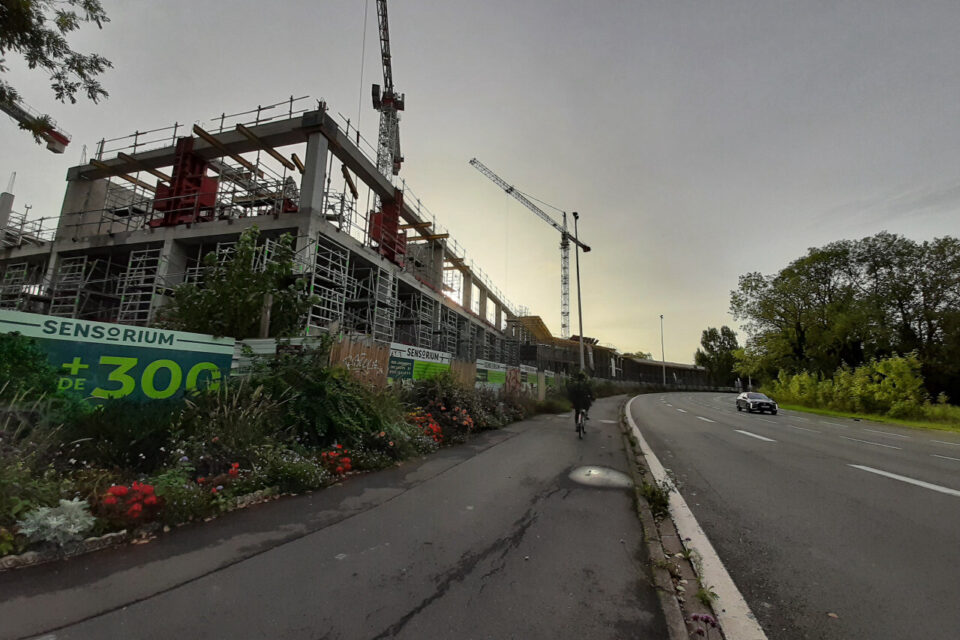 Le projet Sensorium, à la limite de La Madeleine et de Lille, prévoit 150 logements, dont près d'un tiers seront des logements sociaux.