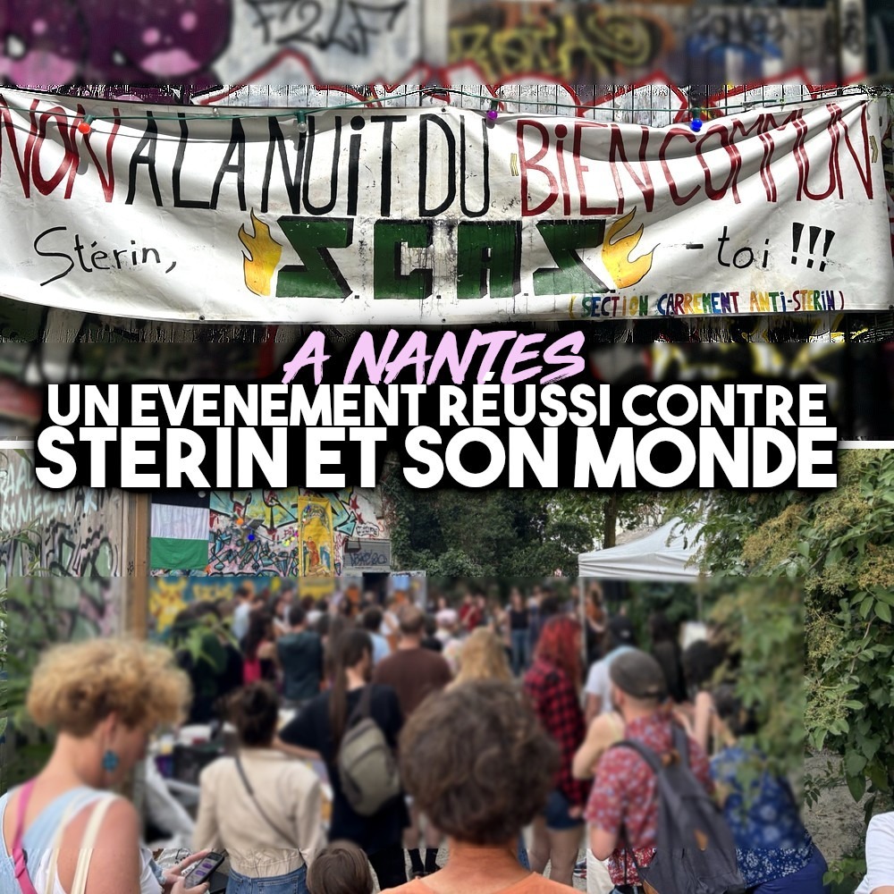 un événement intercollectif contre Stérin et son Monde