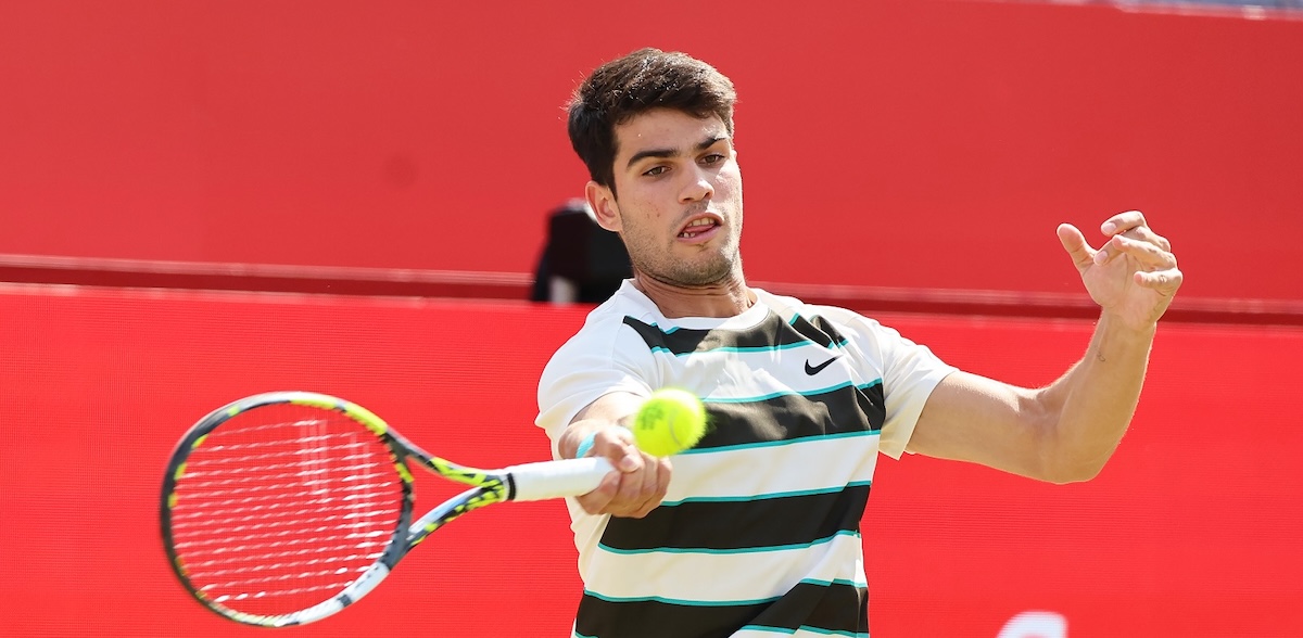 ATP - Queen's > Carlos Alcaraz, impressionnant contre Arthur Rinderknech : "Hier, c'était plutôt de la terre battue. Aujourd'hui, plutôt du gazon"