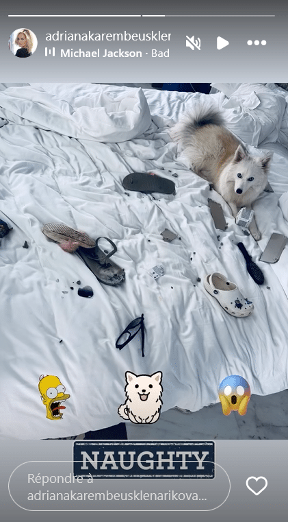 Adriana Karembeu, victime d’un saccage, publie une photo impressionnante de sa chambre