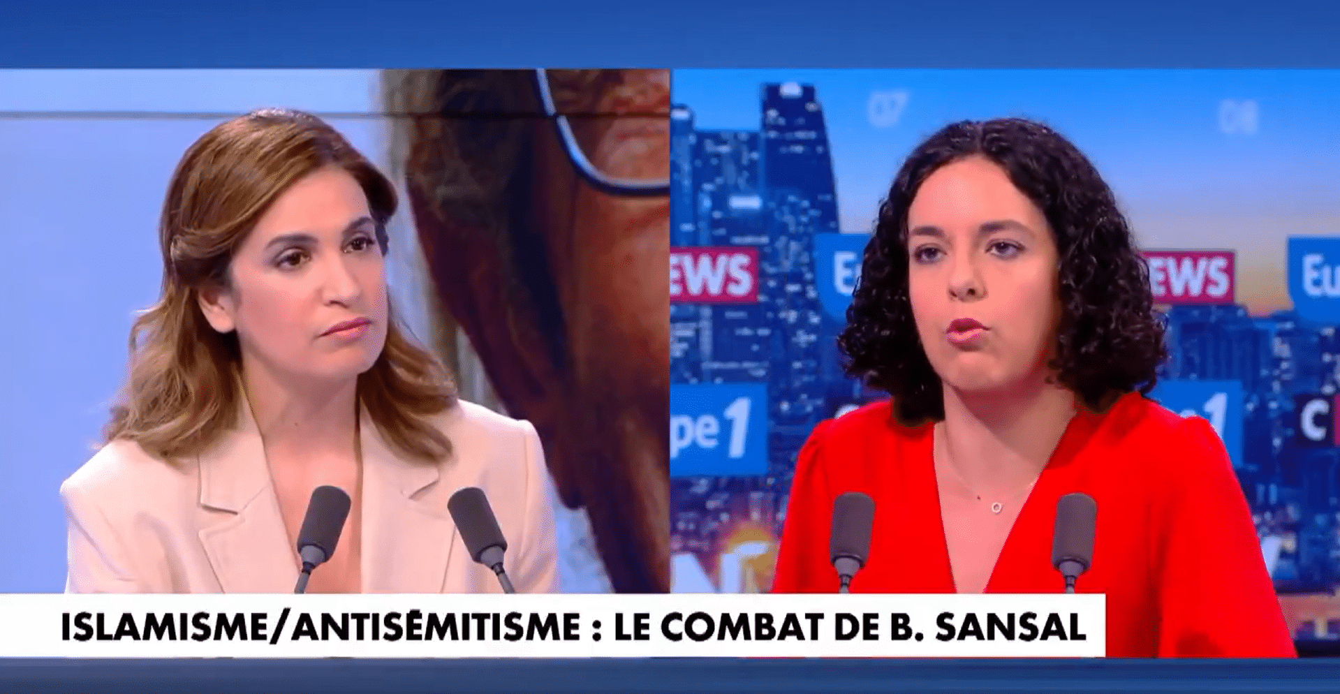 "C'est gentil de parler de ma propre religion" : Sonia Mabrouk et Manon Aubry, ambiance tendue en direct à l’antenne