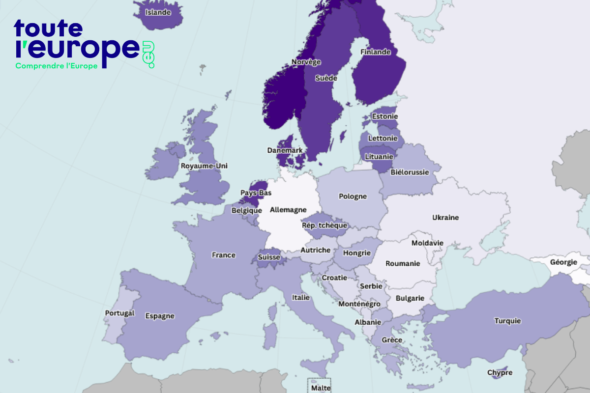 [Carte] Quels pays européens utilisent le moins l’argent liquide ?