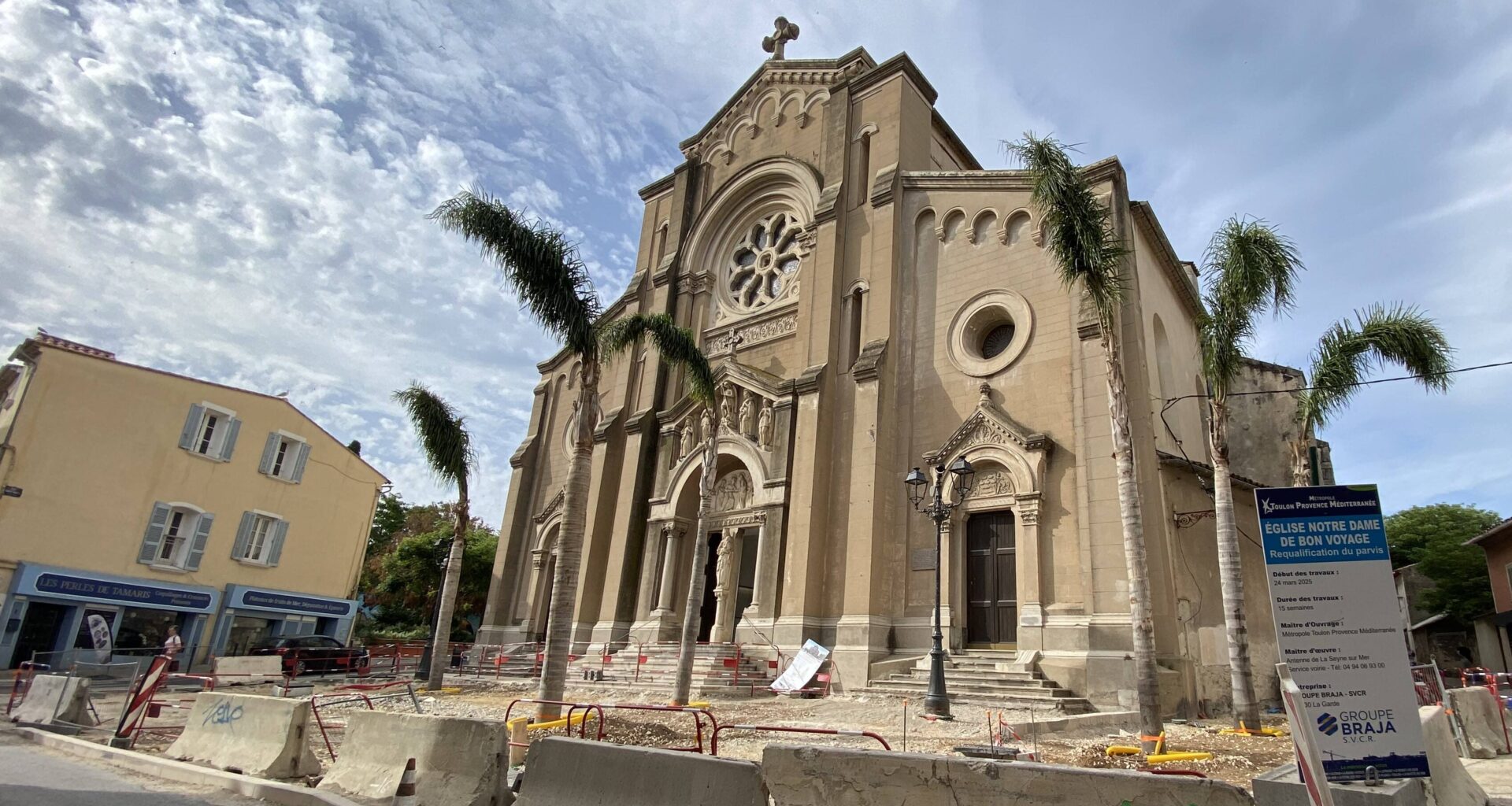 Pourquoi planter des palmiers sur le parvis de l’église à La Seyne?