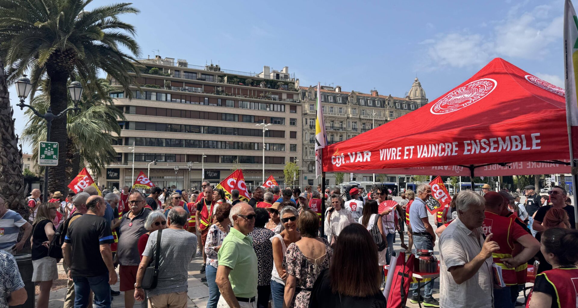 Les retraites toujours au cœur des mobilisations à Toulon, ce jeudi