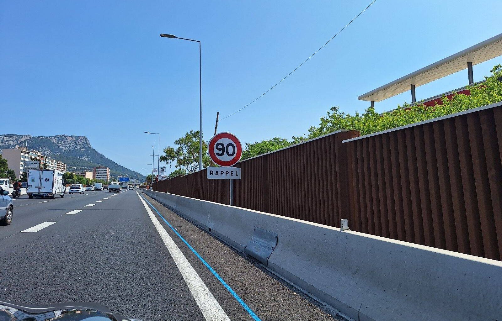 Changement de la vitesse maximale autorisée sur l'autoroute A57, on fait le point