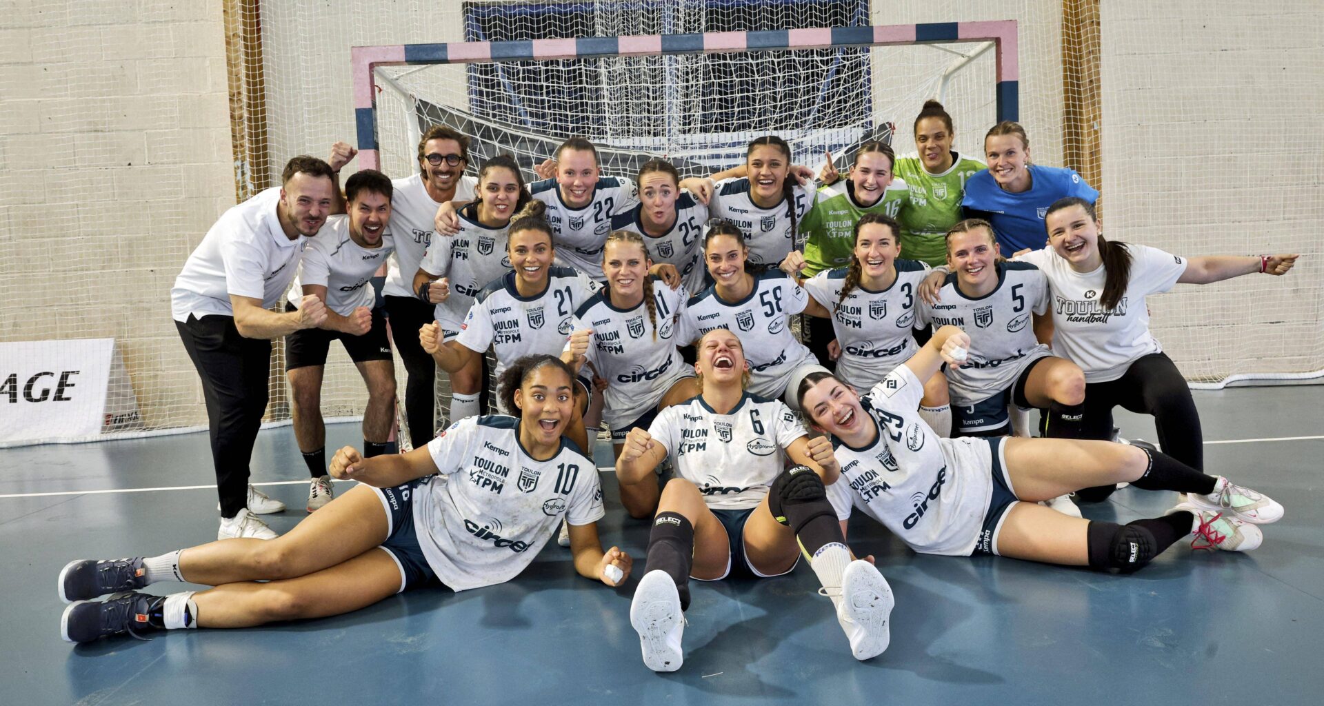 Handball: les Toulonnaises décrochent leur maintien avec la manière à Sambre-Avesnois