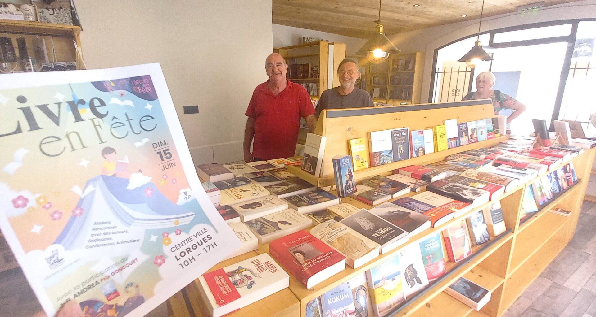 La première fête du livre de l'association Lorgues en fête aura lieu ce dimanche