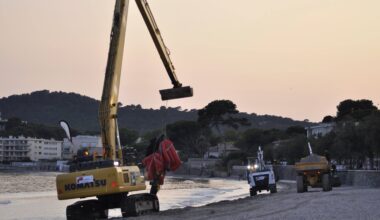 A La Seyne, neuf nuits de travaux sont programmées pour reprofiler la plage