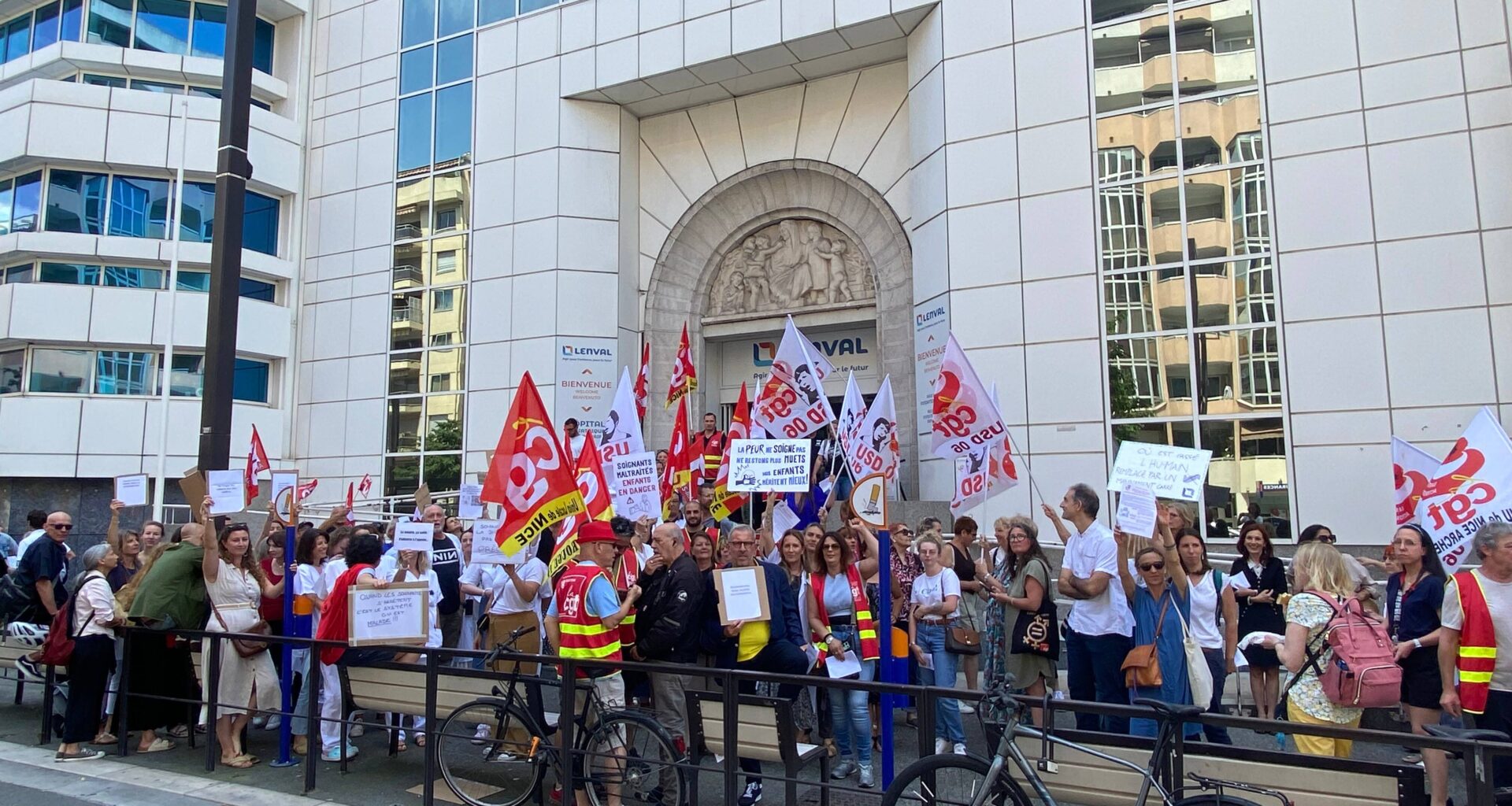 Des salariés de Lenval vont se rassembler devant l’hôpital pédiatrique de Nice: énième mouvement dans une guerre avec le CHU