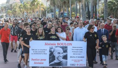 Hommage à Nice: ils ont marché afin de réclamer "justice pour Jérémie", ce pompier tué par un chauffard sur la Prom'
