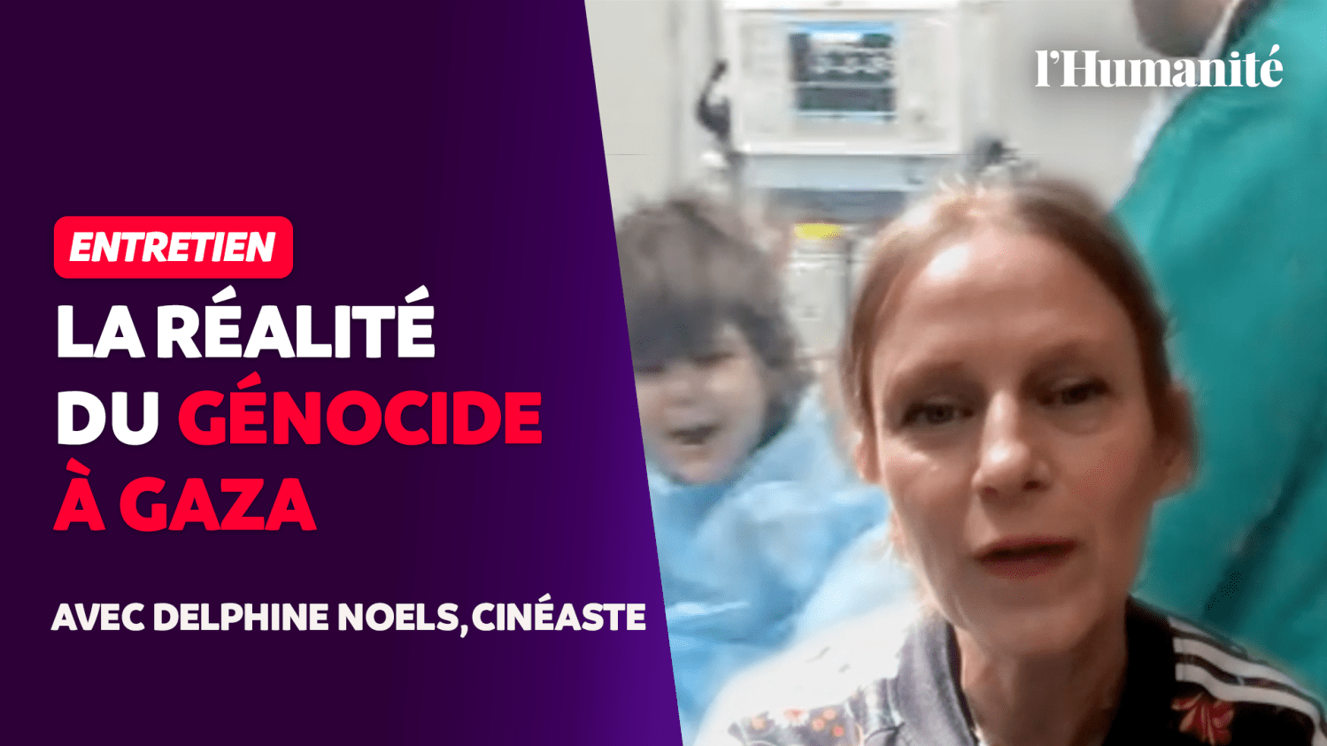 « Tourner ces images pour témoigner de la réalité du génocide à Gaza », Delphine Noels, réalisatrice - L'Humanité