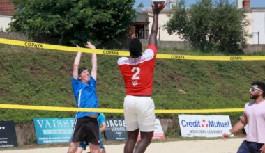 Montceau - Tournoi de beach volley, une première étape