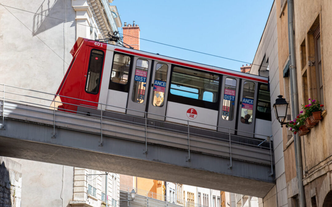 Le funiculaire 1 à l'arrêt à Lyon : voici pourquoi