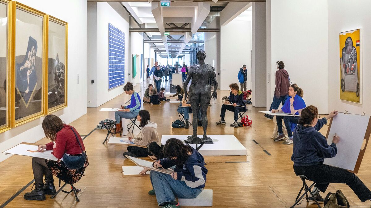 « Quel privilège d’être ici » : quand 500 artistes peuvent copier les collections du Centre Pompidou