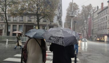 illustration pluie Lyon @LD / Lyon capitale