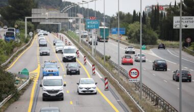 Un accident sur l'A57 ralentit considérablement la circulation autour de Toulon ce mardi