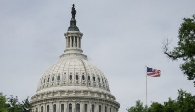 Le dôme du Capitole de Washington, siège du Congrès américain, le 7 mai 2025