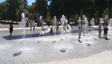 les jets d’eau du parc de la pépinière sont de retour