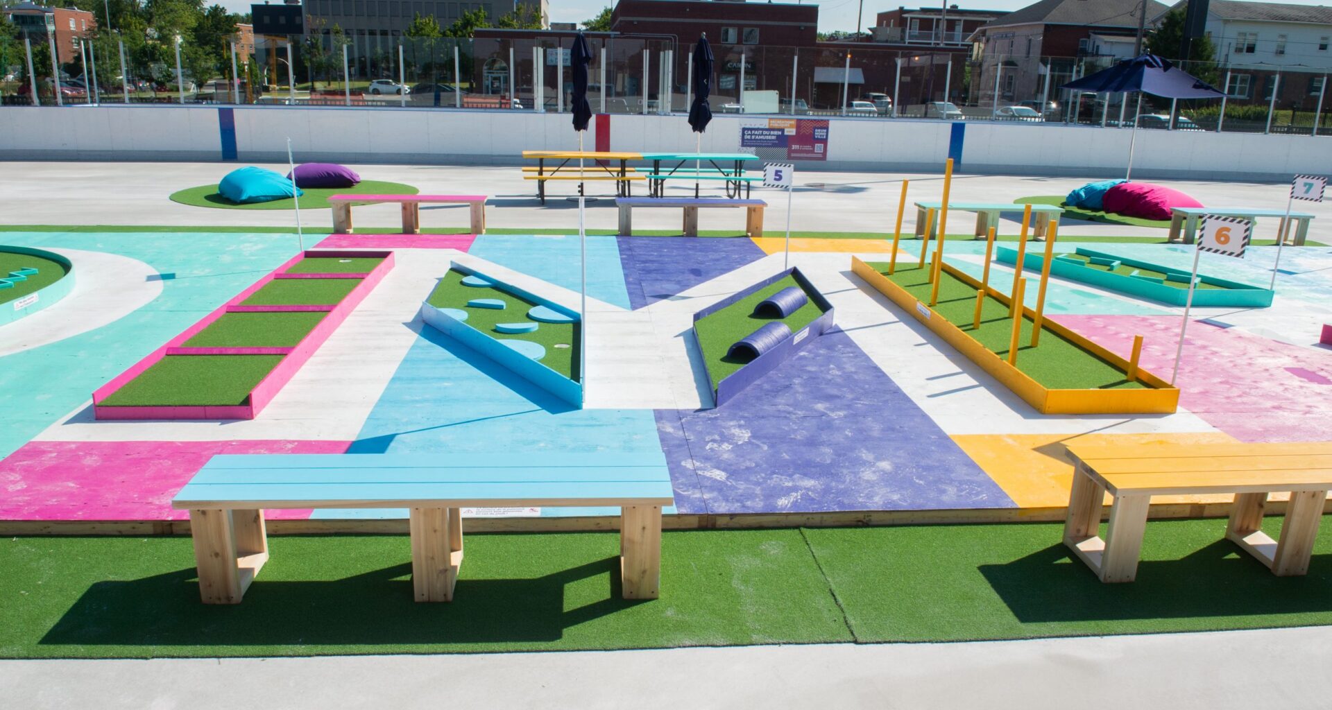 Le minigolf extérieur ne reviendra pas cet été