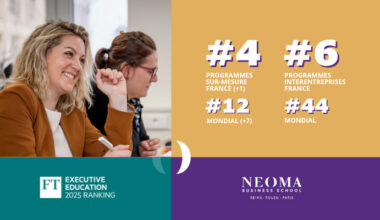 L’Executive Education de NEOMA dans le top 12 mondial et top 4 français du Financial Times
