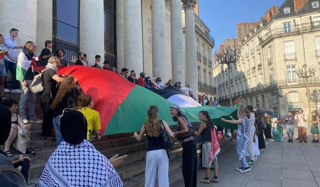 Flottille pour Gaza : nouvelle mobilisation ce mardi soir à Nantes en soutien à la Palestine