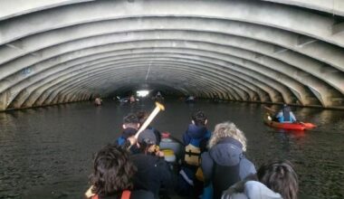 Avec Rennes à la pagaie, voguez une dernière fois sous le parking Vilaine . Sport