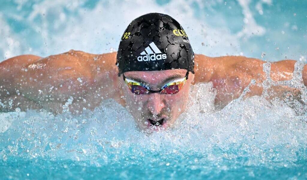 Natation. Maxime Grousset améliore le record de France sur 50 m papillon à Montpellier . Sport
