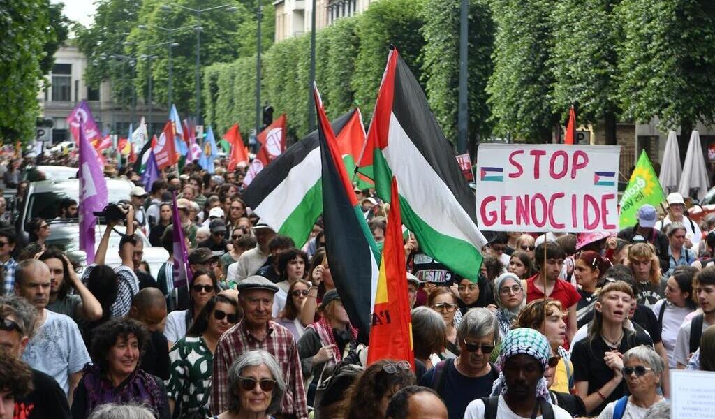 Mobilisation pour la Palestine : autour de 2 000 personnes manifestent en Ille-et-Vilaine