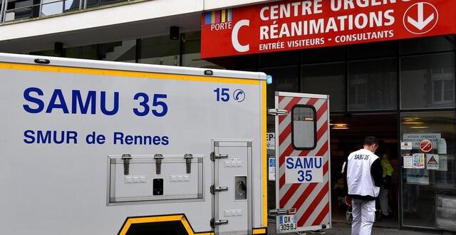 photo  le samu du chu de rennes a pris en charge le blessé, qui se trouvait dans un état grave.  ©  ouest-france 