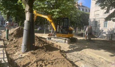À Rennes, un petit îlot de fraîcheur en centre-ville, square de Kergus