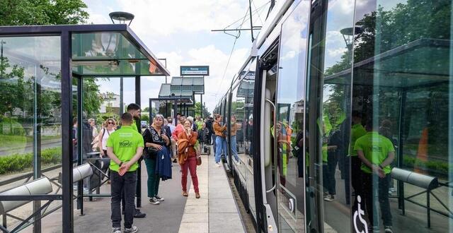 photo  le tram rallie depuis le 23 mai la chapelle-sur-erdre grâce au prolongement de la ligne entre ranzay et babinière.  ©   photo archives presse océan – olivier lanrivain 